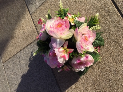 Pink Silk Arrangement