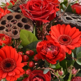 Florists choice Christmas bouquet