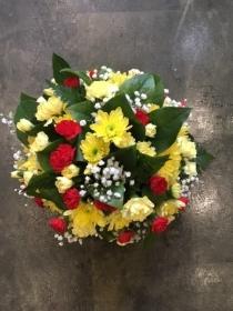 Red and Yellow Posy